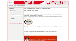Desktop Screenshot of brandschutz.chmielorz.de